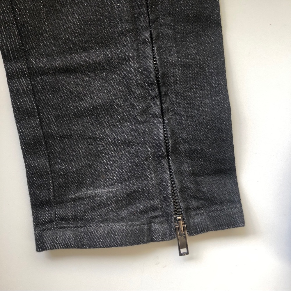 Gareth Pugh men’s skinny jeans w ankle zips